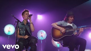 Justin Bieber  All Around The World Acoustic Live [upl. by Leong377]