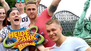 HEIDE PARK  Eiqus Rollercoaster Review [upl. by Adian]