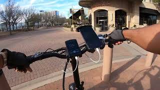 Biked Wallke h6 Max around west Legacy Plano on my Dallas texas area [upl. by Enrico562]