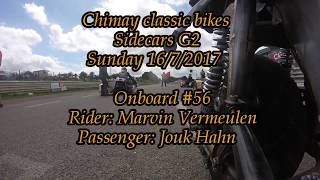 Chimay classic bikes 1672017 sidecars G2 onboard 56 [upl. by Dodson792]