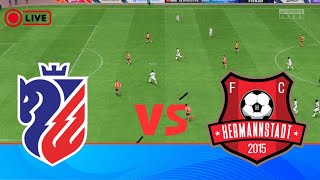 🔴 FC Botosani vs Hermannstadt LIVE  Romanian Liga I SuperLiga Live 2024  Live Score Update [upl. by Lanor]