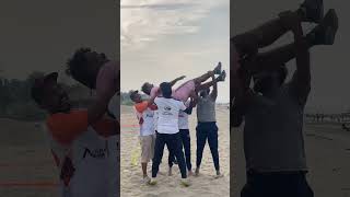 Fit king Season 2friends motivation morningroutine beach morningexercise [upl. by Heim]