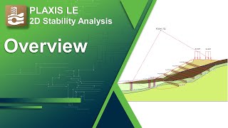 Application Overview  2D Slope Stability with PLAXIS LE 214 [upl. by Edlin]