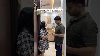 Sab sikhana pdta h ise couplememes husbandwifecomedy aftermarriage [upl. by Araec]