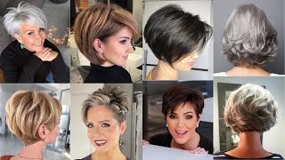 50 MELHORES CORTE DE CABELO CURTO FEMININO PARA MULHERES 40 50 60 ANOS [upl. by Aisha624]