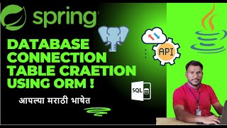 JAVA  SPRING BOOT  REST API  DATABASE  TABLE CREATION ORM  POSTRESQL [upl. by Enalahs643]