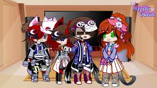 Trying On Michael’s Foxy Mask  Ft Past Aftons \\ Gacha x FNaF  Made by  Storm Aftøn 00 [upl. by Atterys]