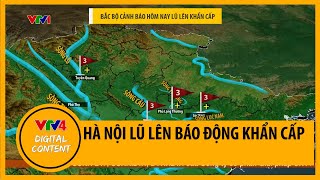 Hà Nội lũ lên báo động khẩn cấp  VTV4 [upl. by Collyer]