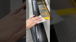 escalator sanitizer lifehacks [upl. by Benito]