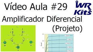 AMPLIFICADOR DIFERENCIAL PROJETO [upl. by Ayifa]