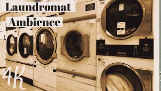 laundromat ambience  4k  calming ambient room [upl. by Turoff]