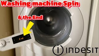 Indesit Washing Machine Spin amp End [upl. by Ty736]