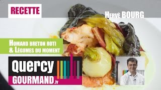 Recette  Homard Breton et légumes du moment  quercygourmandtv [upl. by Braun956]