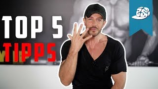 Muskelaufbau Top5 Tipps für Beginner und Einsteiger [upl. by Bal]