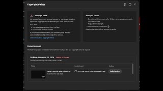 Copyright Strike after a year [upl. by Eeslehc]