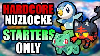 Pokémon Ultra Moon Hardcore Nuzlocke  STARTERS Only No items No overleveling [upl. by Ydwor924]