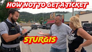 How To Get Out Of A Ticket In Sturgis sturgisrally harleydavidson sturgismotorcyclerally [upl. by Clotilda]