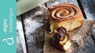 ΡΟΛΑΚΙΑ ΚΑΝΕΛΑΣ Cinnamon rolls της Αργυρώς  Αργυρώ Μπαρμπαρίγου [upl. by Enellek]