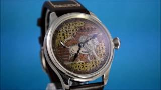 New custom watch with 6497 movement and handmade dial [upl. by Adorl]