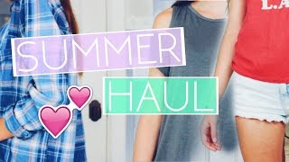 SUMMER HAUL Brandy Melville American Eagle Ulta amp More [upl. by Nylsor]