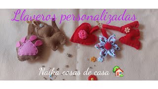 LLAVEROS PERSONALIZADOS 🏡 MOLDES GRATIS [upl. by Ahsikin]