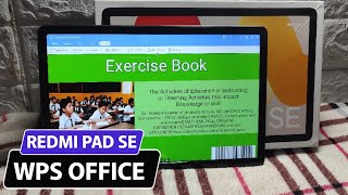 WPS Office Redmi Pad SE [upl. by Idnic]