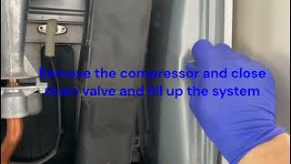 How to repressurising expansion vessel on an Ideal Logic boiler step by step [upl. by Ecilegna]