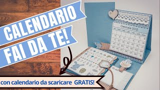 COME FARE UN CALENDARIO FAI DA TE  VIDEOTUTORIAL PASSO PASSO [upl. by Mariana767]