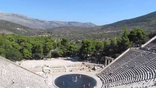 Le théâtre dÉpidaure en grèce  Epidaurus theatre greece  希臘 埃皮達魯斯 [upl. by Nnayt371]