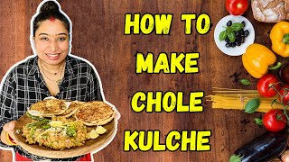 How To Make Chole Kulche At Home  ​Street Style Chole Kulche Delhi Wale  ​Yashalskirasoi [upl. by Alahs]