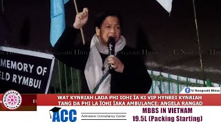 WAT KYNRIAH LADA PHI ÏOHI ÏA KI VIP HYNREI KYNRIAH TANG DA PHI LA ÏOHI ÏAKA AMBULANCE ANGELA RANGAD [upl. by Bywaters]