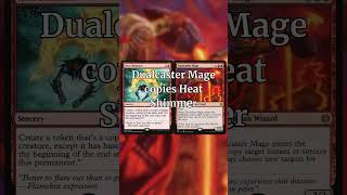 Heat Shimmer amp Dualcaster Mage MTG Combo mtgcombo mtg magicthegathering [upl. by Jarlathus]