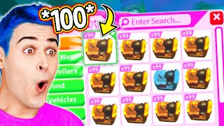 Opening 100 SCARECROW BOXES To Get EVERY MEGA SCARE CROW Pet In Adopt Me Roblox EXPENSIVE [upl. by Sanburn]