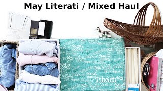 MIXED THRIFT HAUL amp MAY LITERATI BOOK SUBSCRIPTION BOX [upl. by Ketty]