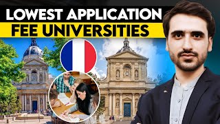 How to Apply to Study in France University Without Application Fee Lowest Fee Admission Process [upl. by Accisej]