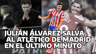 Julián Álvarez salva al Atlético de Madrid con un gol en el último minuto ante el Celta de Vigo [upl. by Cherise]