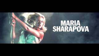 Victoria Azarenka BLR vs Maria Sharapova RUS  Walk on Court Final [upl. by Erlin]