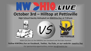 OHSAA High School Volleyball  Hilltop at Pettisville  10324 [upl. by Biagio]