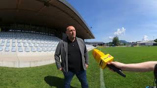 Neues Stadion für Lauterach VRInterview mit 360°Blick [upl. by Tai120]