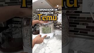 DISPENSADOR DE GRANOS DE TEMU Tienen que COMPRARLO [upl. by Arymahs]