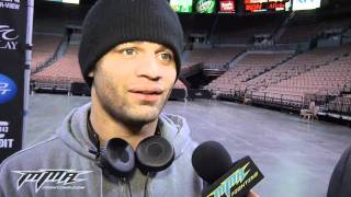 JOSH KOSCHECK VERY MAD ON UFC 143 PRE FIGHT INTERVIEW HOPES GSP NEVER COMEBACKS [upl. by Augie]