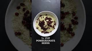 Couscous Salad With Pomegranate Easy Recipe [upl. by Whitebook883]