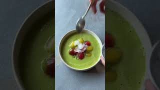 quotChilled Green Gazpacho  Refreshing Summer Soup Recipe 🥒🍃quot [upl. by Tloh524]