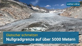 Extreme Gletscherschmelze in der Schweiz [upl. by Emoreg]