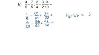Fracciones combinadas 11 B [upl. by Hayes326]