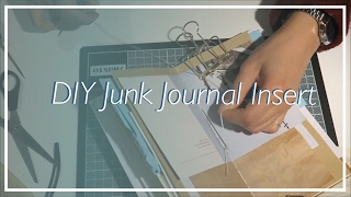 Junk Journal Insert for Travelers Notebooks [upl. by Candide]