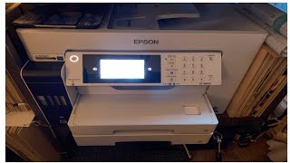 DIY Epson ET 16600 Ego Tank wide format printing for large Diva Wreath printing [upl. by Ennayd254]