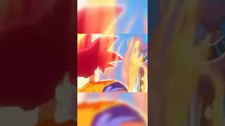 SSJ god Goku Vs Beers anime shorts dbz dbs [upl. by Asirak]