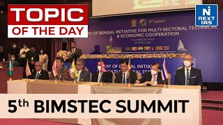 5th BIMSTEC Summit  UPSC  NEXT IAS [upl. by Anotal]