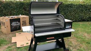 Unboxing af min ny Traeger Timberline 1300 [upl. by Esilrahc]